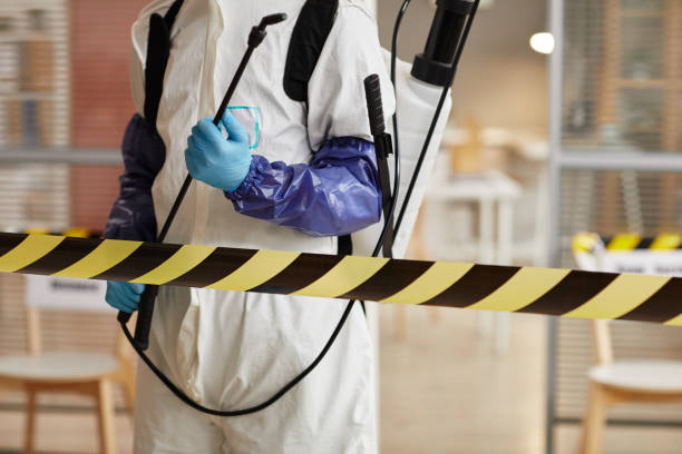 Professional Trauma Scene Cleanup technician working in Springport, IN